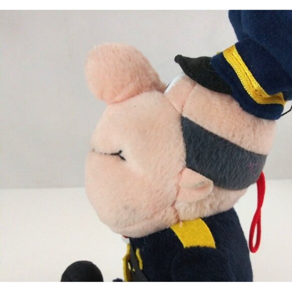 Vintage 1999 Stuffins Frosty The Snowman Police Officer 9" Plush - Picture 6 of 10